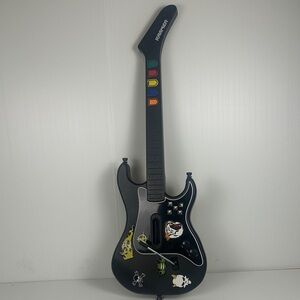 Black Guitar Controller for Video Games